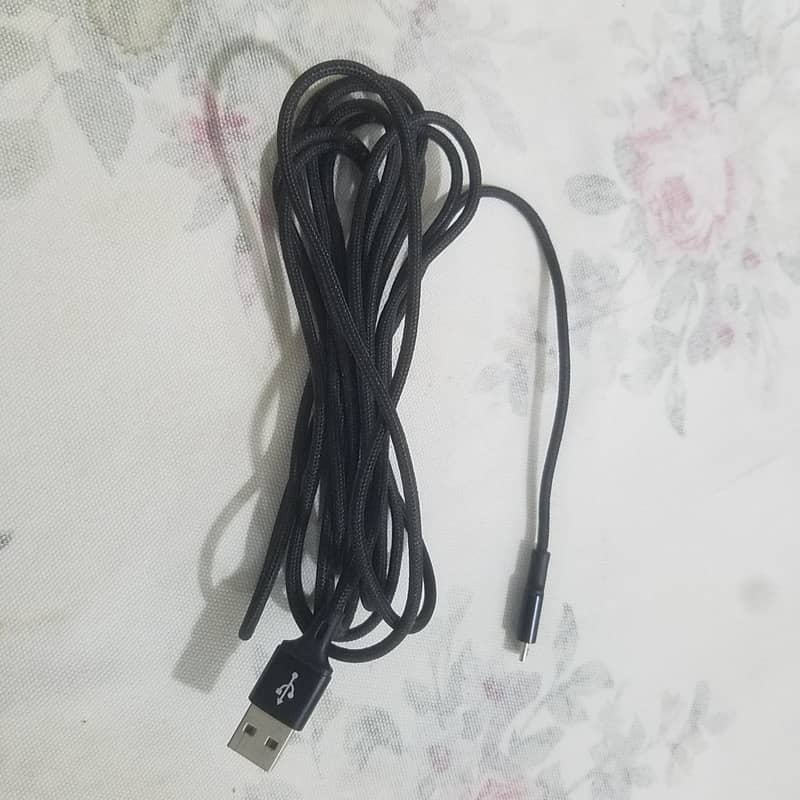 10 feet braided micro usb cable by iends technology. o3244833221 0