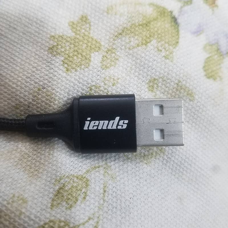 10 feet braided micro usb cable by iends technology. o3244833221 1