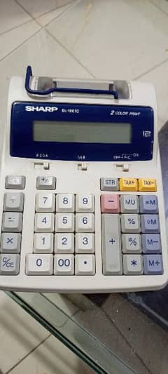 Sharp EL-1801C Printing Calculator