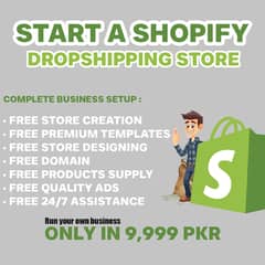 Digital marketing - Shopify website store - Start your own Business