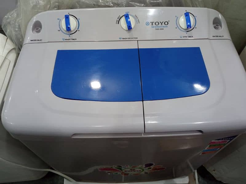 Toyo Double Washing machine and Dryer 2