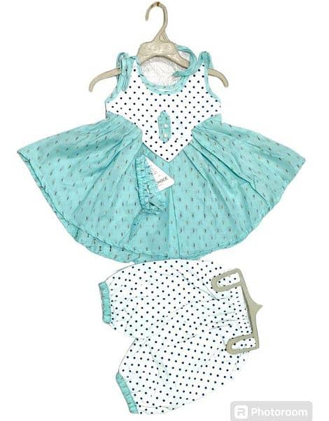 2 Pcs Girl's Chiffon Printed Shirt And Shorts Set 0