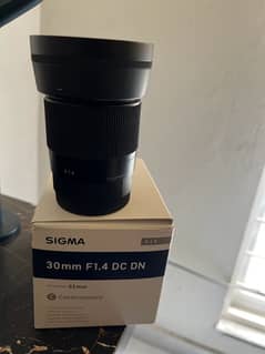 Sigma 30mm F 1.4 Lens DC DN