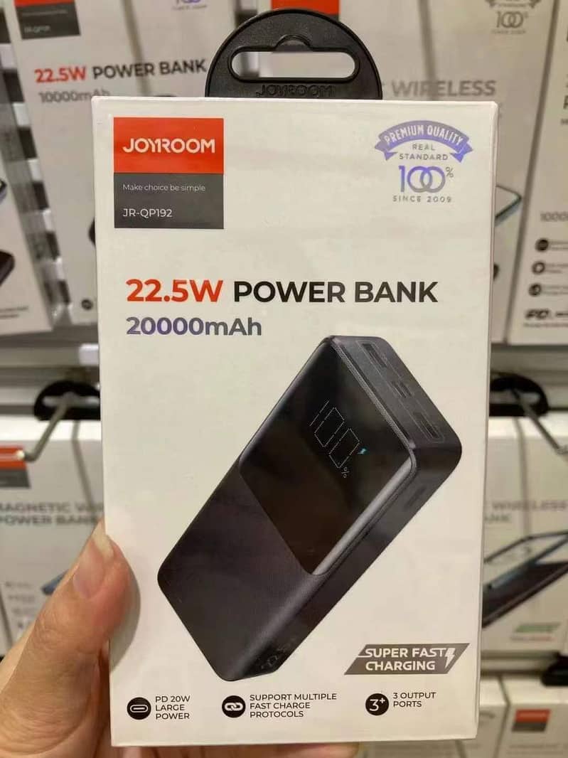 Joy Room 20000 mAH charging capacity 1