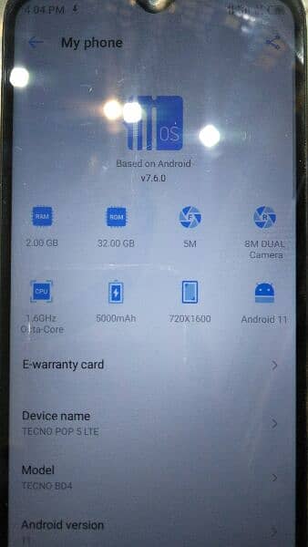 TECNO POP 5 LTE 2