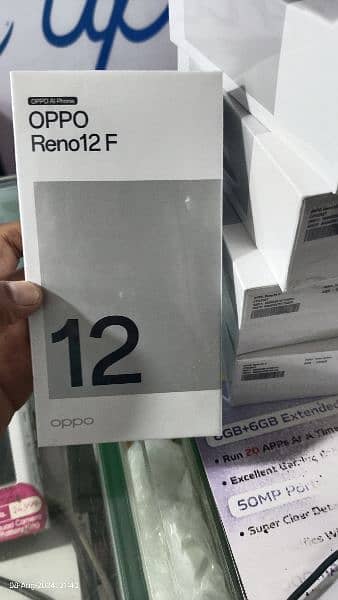 OPPO RENO 12F 8GB/256GB BOX PACK ALL COLORS AVAILABLE 0