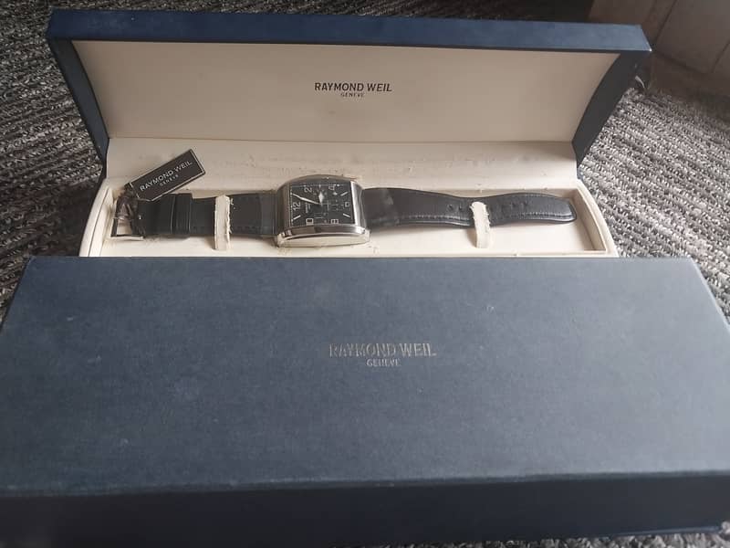 Raymond weil chronograph like new orijnal swiss made 7