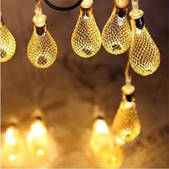 LED LIGHT STRING METAL LAMP  (10 BULA)