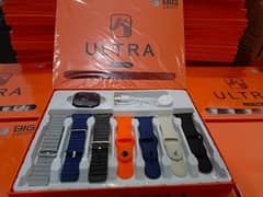 7 in 1 straps Ultra smart watch