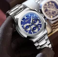 CHENXI Men Multifunction Chronograph Luminous Calendar  Quartz Watch