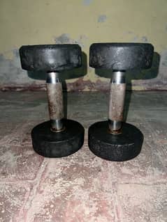 Pair of 2 4kg Apollo Pro-style Rubber Dumbells