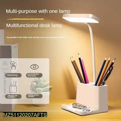 led lamp with pen holder