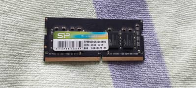 RAM DDR3 DDR4 8GB. For Laptop - Samsung / Kingston / SP