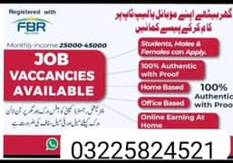 part time fulltime jobs available for male and female