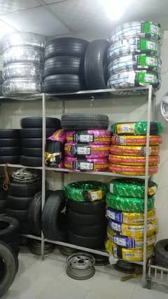 New and used car tyres are available