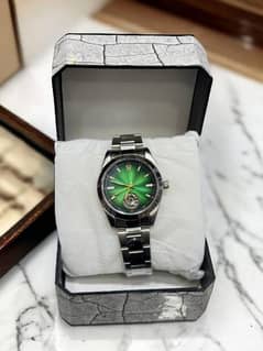 Best design new silver watch for mens