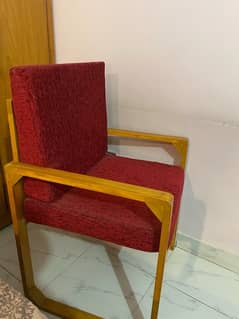 Bedroom Chair set | Pair | Wooden