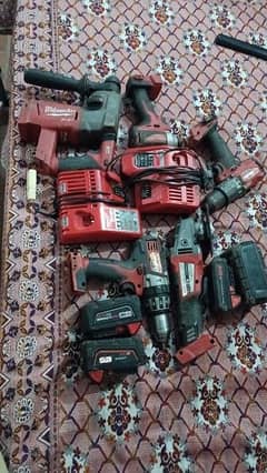 Milwaukee M18 tools