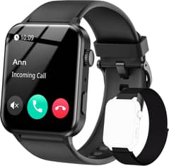 IOWODO Smart Watch: 1.85'' HD Screen, AI Voice Assistant