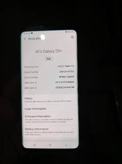 Samsung Galaxy S9 plus 6gb Ram 64 GB memory