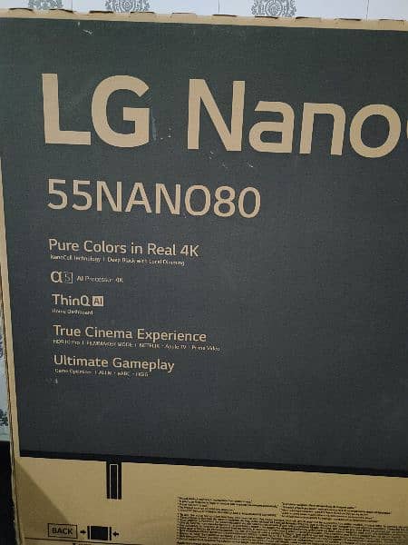 LG 55" Nano Cell smart 4k led tv 12