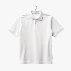 collar t-shirt white color mein