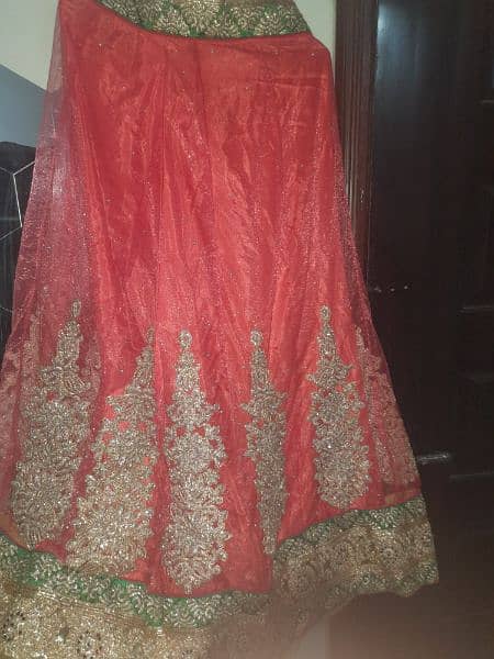 Embroidered net sharara with net doptta and banarsi blouse 0