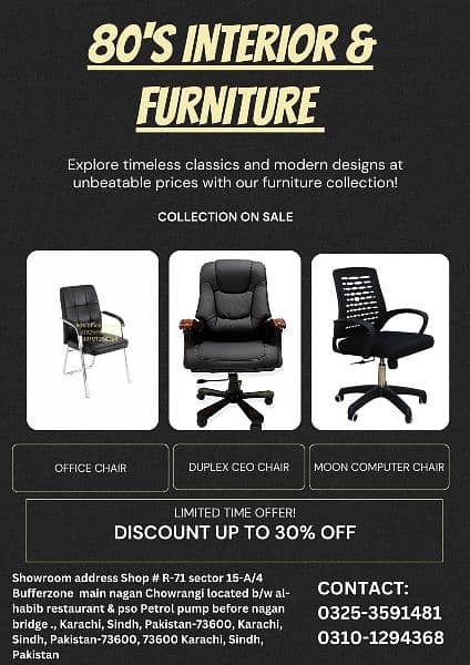 office chair-visitor/executive/revolving/gaming/office table furniture 0