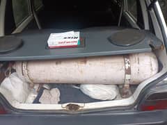 CNG kit of Suzuki Mehran and big cylinder complete.