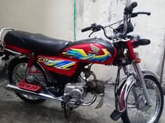 Honda cd70 red