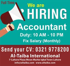 Need Accountant