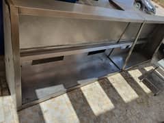 Exhaust system and shawarma counter