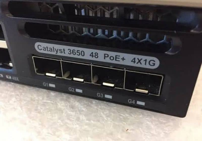 Cisco Catalyst 3650 48-Port Gigabit PoE+ 0