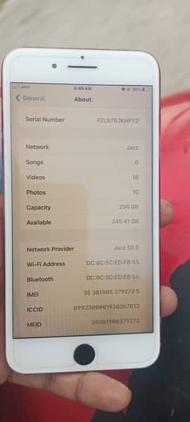 iPhone 7plus pta approved 256 gb 2