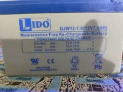 12 volt 7 amp lido battery