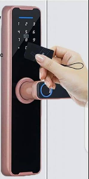 fingerprint handle lock Security system ip handle lock smart door lock 1