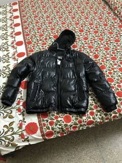 Charcoal puffer jacket