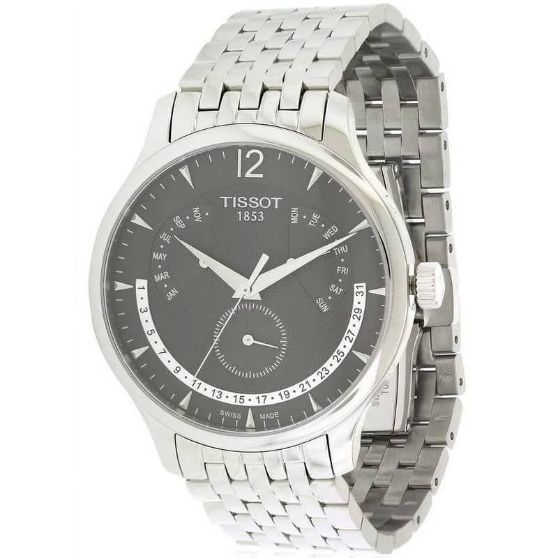 Tissot Men's Tradition Perpetual Calendar Quartz 42mm Watch 1