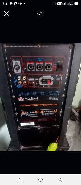 audionic 15 in buffer 3