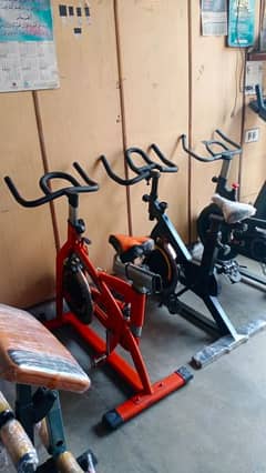 Spin bike , cardio cycle, ellipticals, ab king