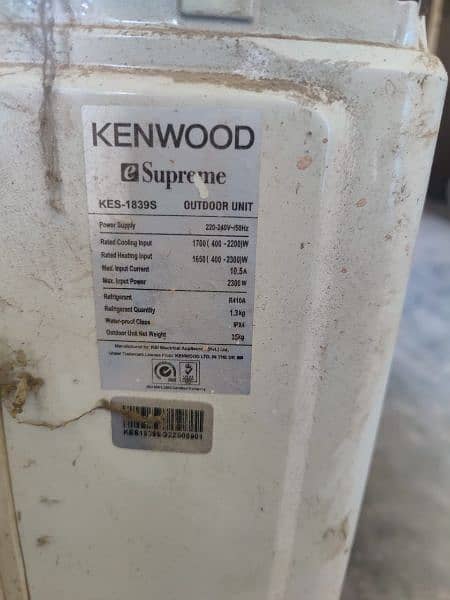 KENWOOD INVERTOR 1.5 TON 4