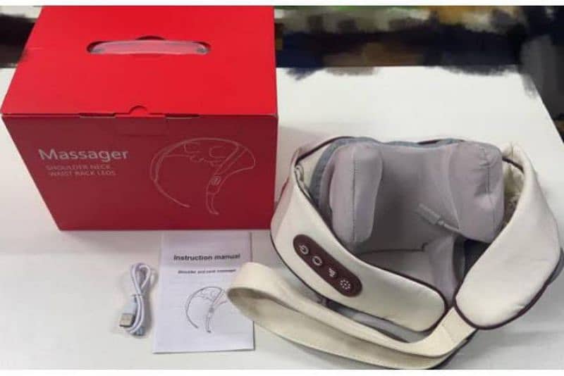 Cordless 4D Neck and Shoulder Massager infrared Heating 1