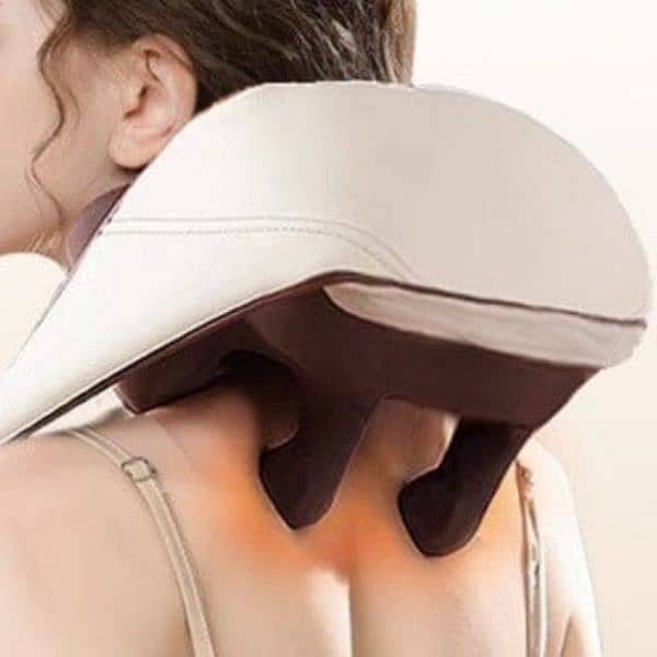 Cordless 4D Neck and Shoulder Massager infrared Heating 4