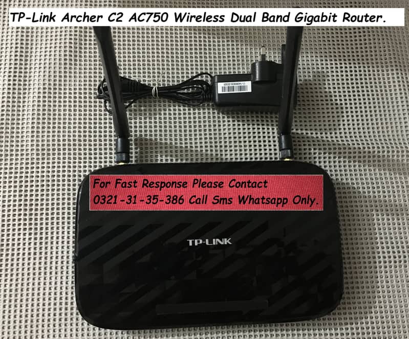 tplink archer c2 ac750mbps dualband wifi router 1