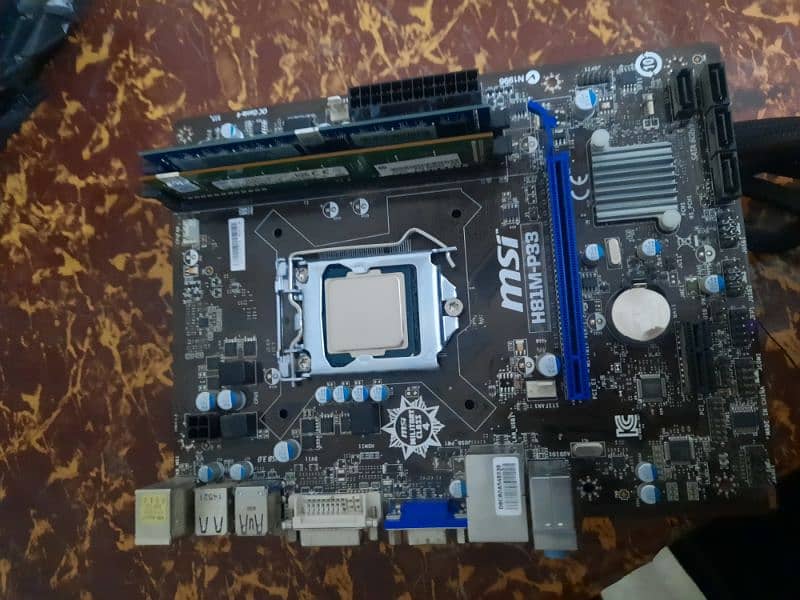 xeon e3 1245 v3 3.4 ghz equal to i7 4790. msi h81m board,8gb ram 1