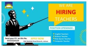 TEACHER REQUIRED