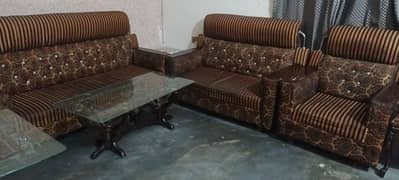 sofa with table set