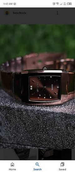 mens crystal branded watch