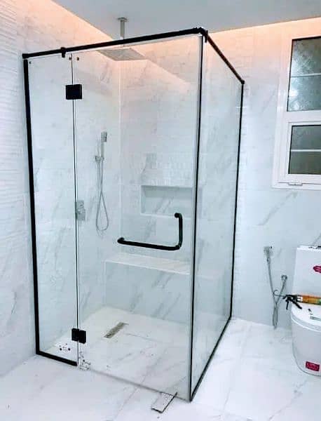 12mm/8mm Tempered Glass Shower Cabins l Glass Partition l Glass Design 0