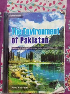 Environment Of Pakistan By Huma Naz Sethi Book